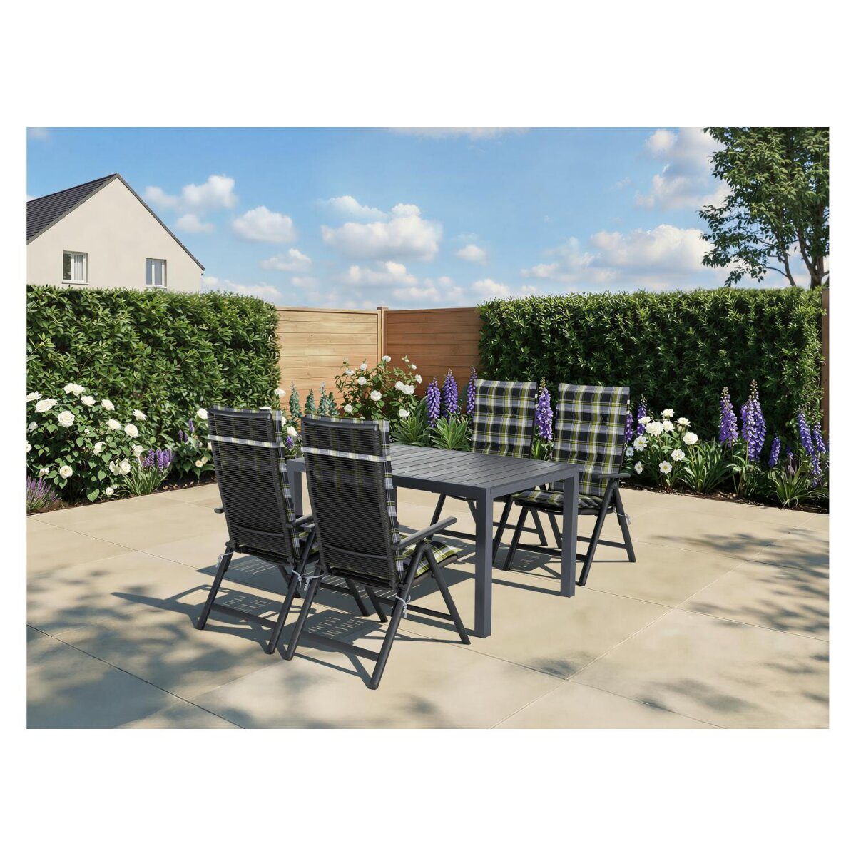 LIVARNO® aluminum folding chair “Miami”, 2-part