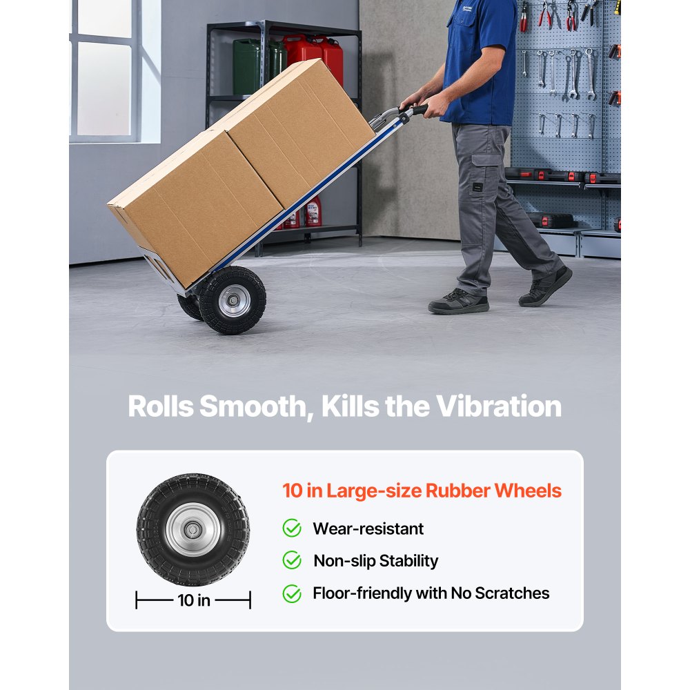 Sack Truck, 227kg Load Capacity, Heavy Duty Transport Truck with Handle, Aluminum Alloy Hand Truck with Lashing Strap, Stacking Truck for Moving Home, Office, Warehouse, 480x500x1340mm Sack Truck, 227kg Load Capacity, Heavy Duty Transport Truck with Handle, Aluminum Alloy Hand Truck with Lashing Strap, Stacking Truck for Moving Home, Office, Warehouse, 480x500x1340mm