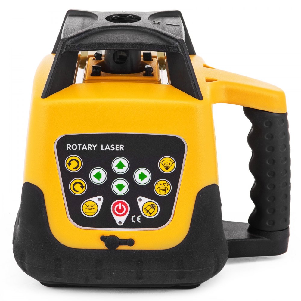 Professioneller Rotationslaser, grünes Licht, max. Arbeitsbereich 500 m, 360 Rotationslaser wasser- und staubdicht Außeneinsatz Arbeitszeit 20 Stunden im Handwerkerkoffer 2 kg Fernbedienung mit Zubehör Professioneller Rotationslaser, grünes Licht, max. Arbeitsbereich 500 m, 360 Rotationslaser wasser- und staubdicht Außeneinsatz Arbeitszeit 20 Stunden im Handwerkerkoffer 2 kg Fernbedienung mit Zubehör