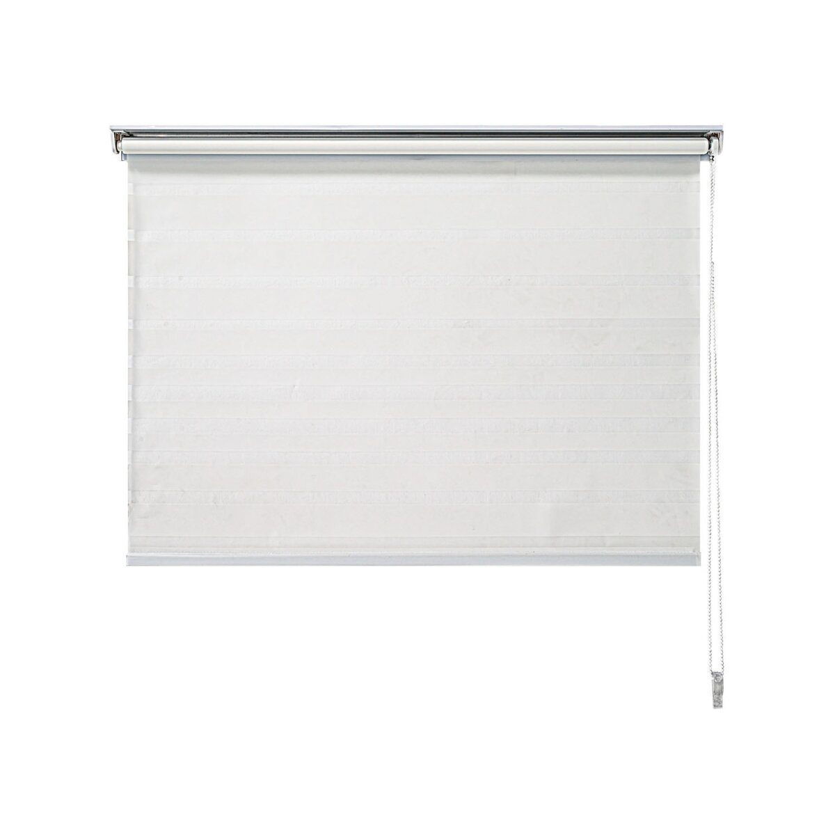 LIVARNO Home Duschrollo, 100 x 250 cm, mit praktischem Seitenzug (Streifen)