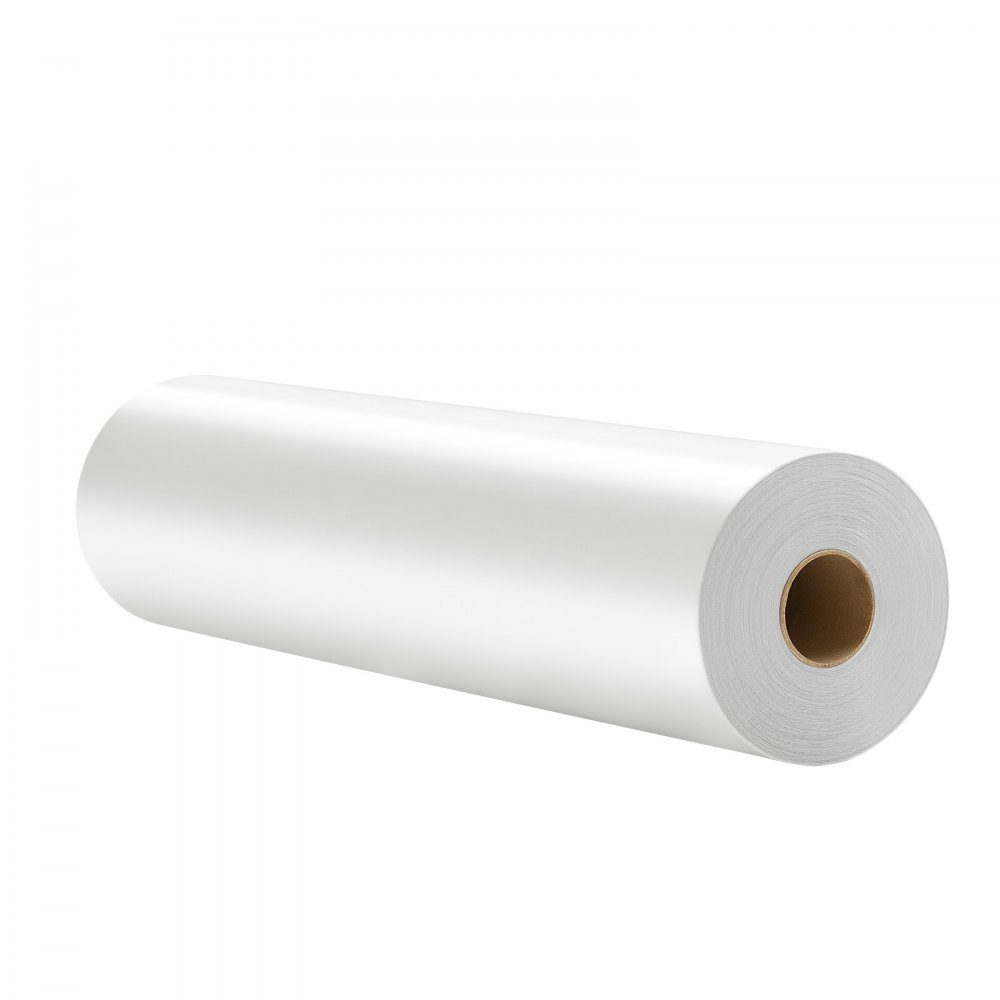 Vinyl Film Heat Transfer Transfer Film (304.8 x 15240mm) Gloss White HTV Iron On Vinyl Roll Compatible with Cutting Machines for Various Materials T-Shirts Cushions Hats