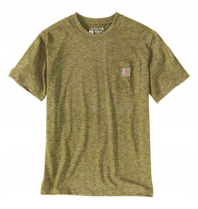 Carhartt Men's T-Shirt Workwear Work Short Sleeve Shirt Heavyweight Pocket Carbon