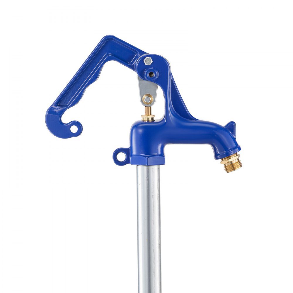 Vorstbestendige tuinhydrant, 1595 mm buitenkraan met 36" ingraafdiepte, G 3/4" leidingaansluiting en slangkoppeling, loodvrije hydrant voor tuin- en boerderijirrigatie