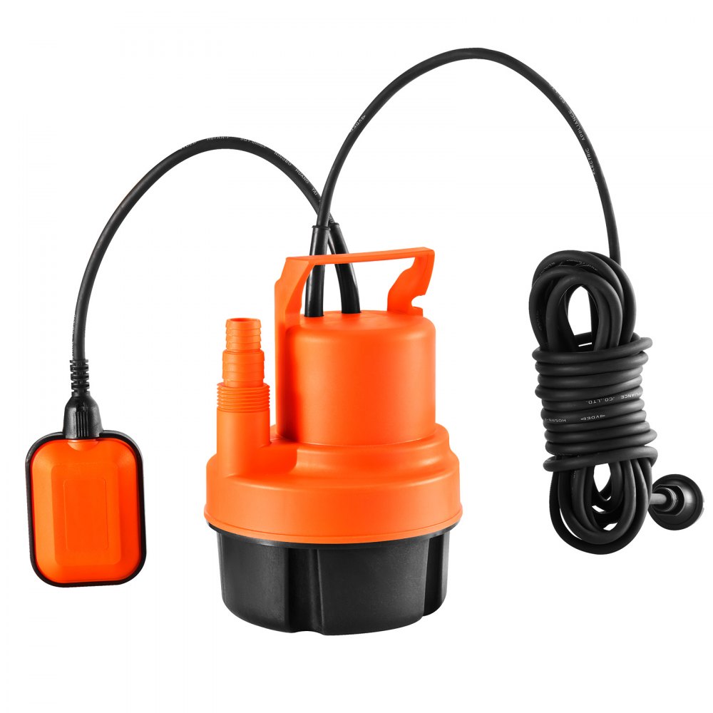 Water Pump 320W 6000L/h High Flow 7m Head Submersible Pump Multipurpose Portable Pump with 3m Power Cord for Pumping Water from Swimming Pool, Garden Pond, Basement Water Pump 320W 6000L/h High Flow 7m Head Submersible Pump Multipurpose Portable Pump with 3m Power Cord for Pumping Water from Swimming Pool, Garden Pond, Basement