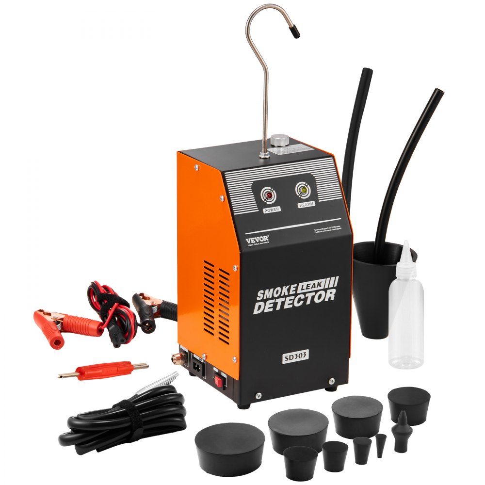 Auto Nebelmaschine, Nebelmaschine Lecksucher 8 L/min, Auto Nebelmaschine Luftmodus & Rauchmodus Zwei Modelle, Lecksucher mit Luftpumpen, Lecksucher für Nebelmaschinen freistehend