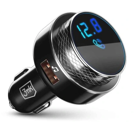 Samochodowy nadajnik FM 3mk Hyper Bluetooth, 2x USB