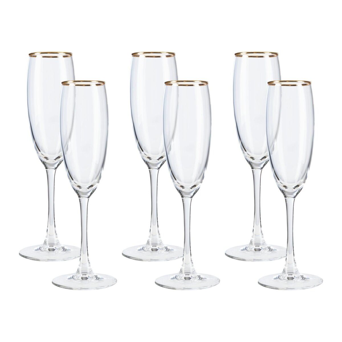 LIVARNO home water/champagne/white wine/red wine glasses, set of 6