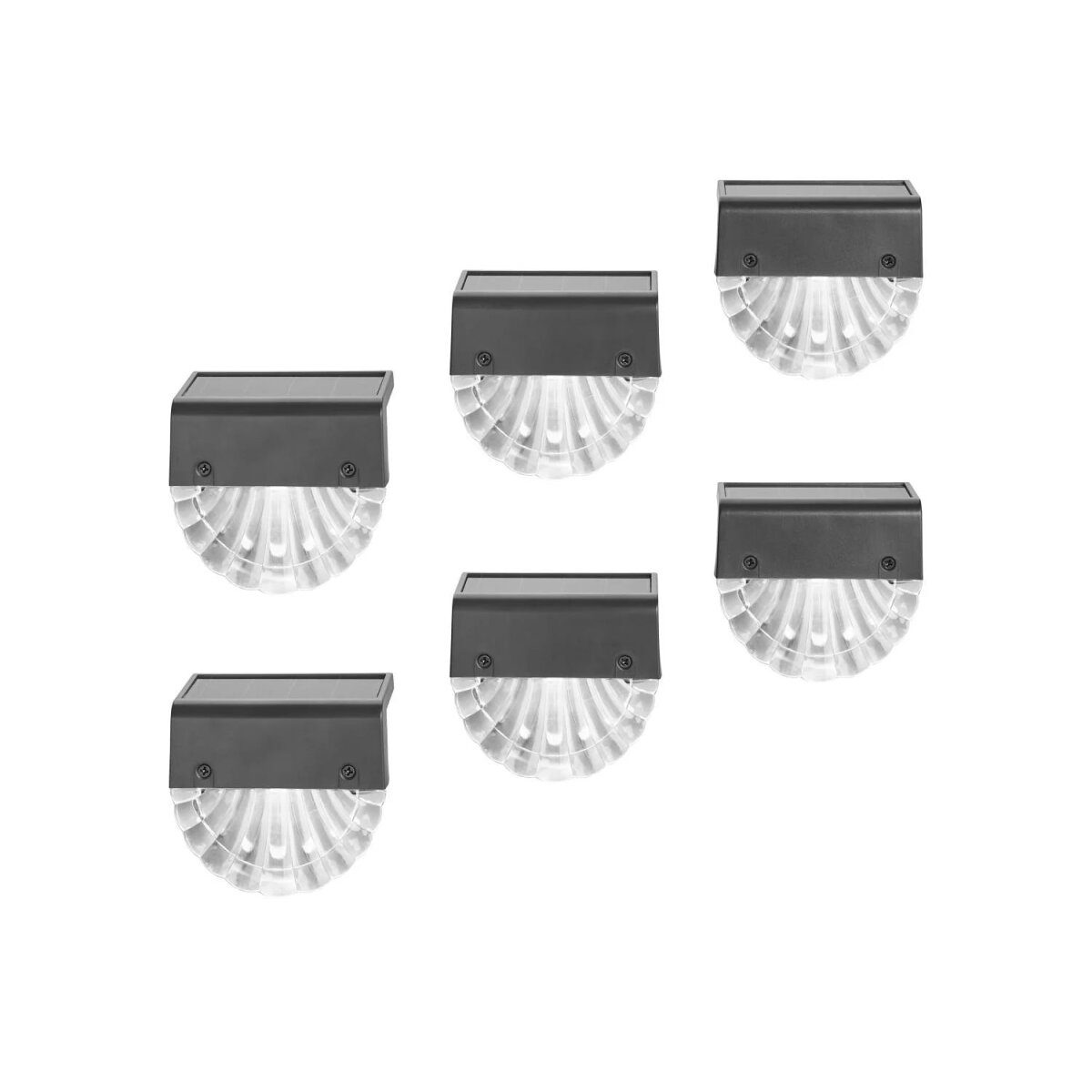 LIVARNO® LED-lampen op zonne-energie, 6 stuks