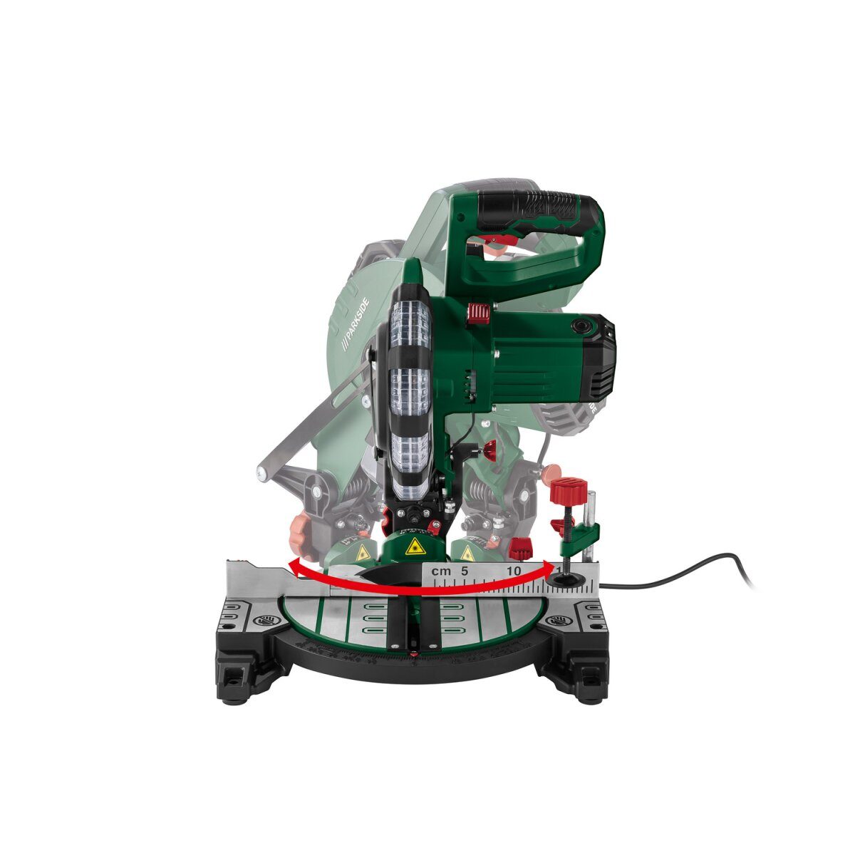PARKSIDE® cross-cut and miter saw PKS 1500 C4, 1500 W, with laser
