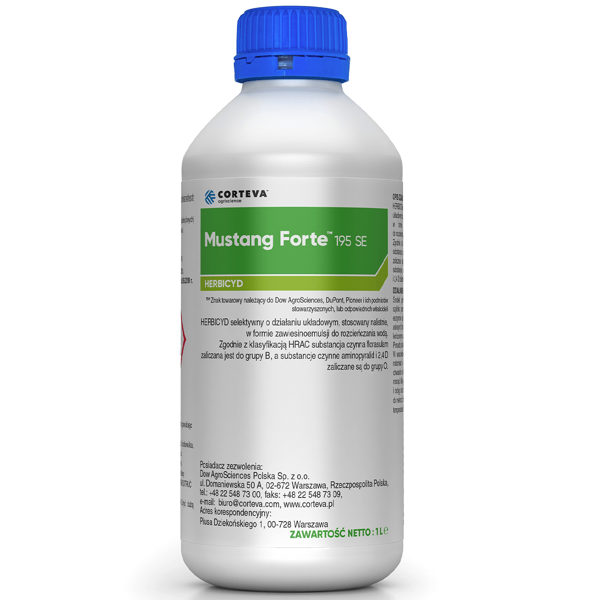 Mustang Forte 195 SE (Florasulam, Aminopyralid, 2,4-D) Corteva – Herbizid