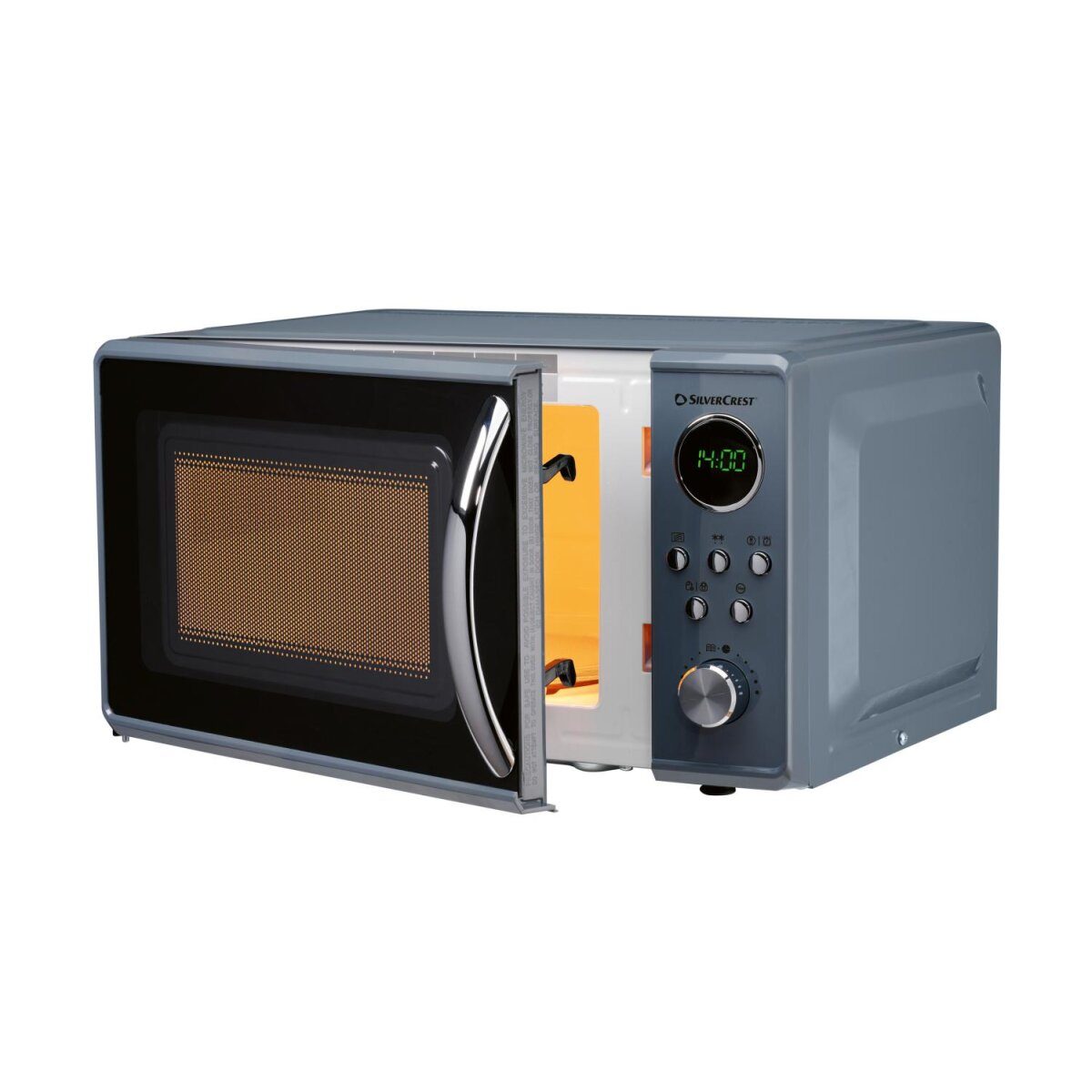 Micro-ondes SILVERCREST® « SMWC 700 D1 », au design rétro, anthracite