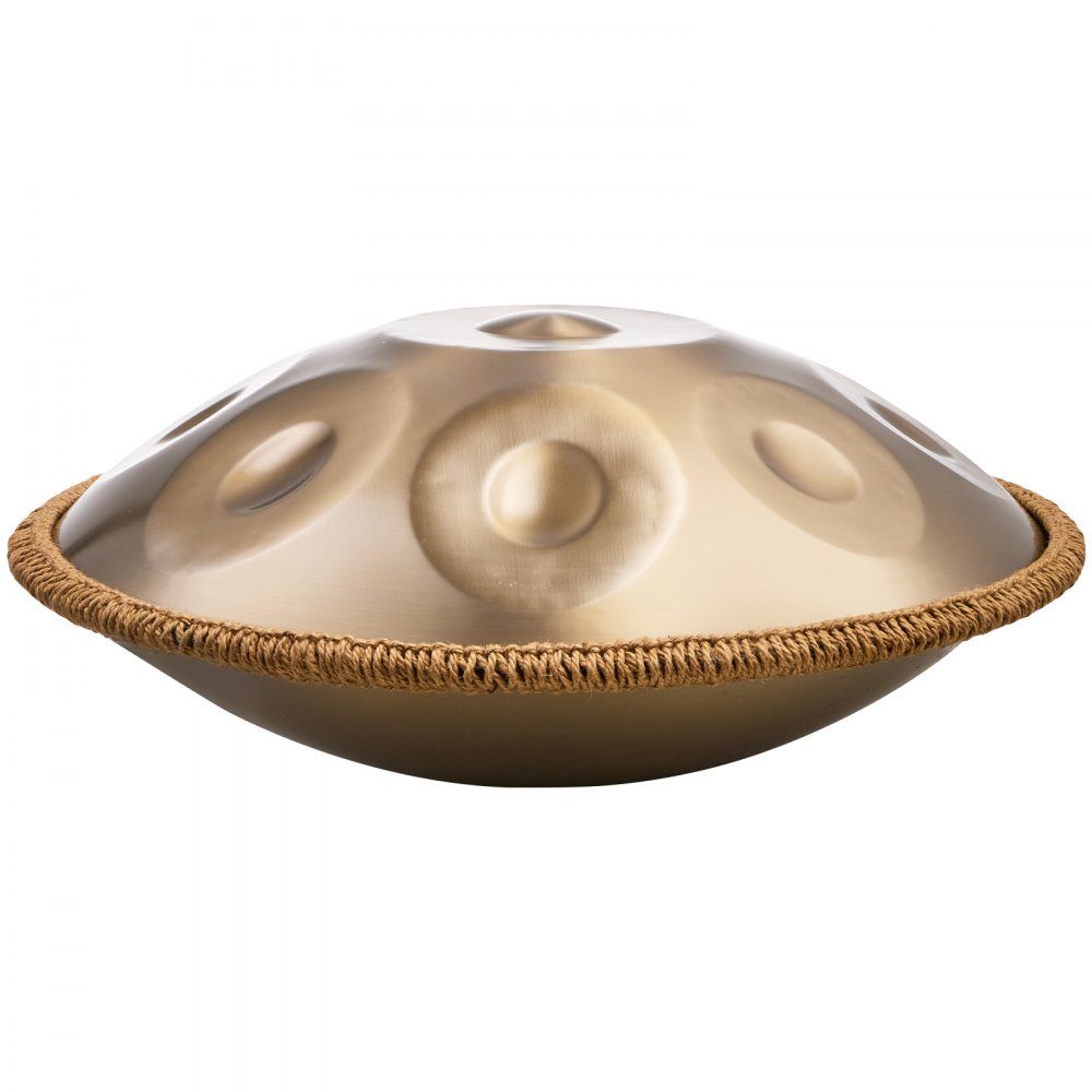 Handpan 55cm 10 Notes D Minor Hand Drum Drum Instrument with Mallets 432Hz Handpan Stand and Carry Bag Healing Steel Sound Drum Percussion Instruments for Adults and Beginners