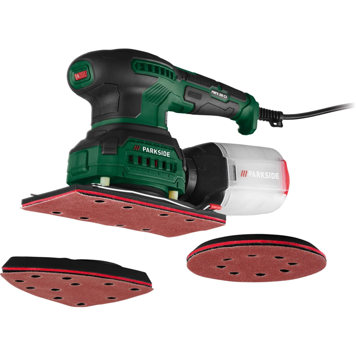 PARKSIDE® 3in1 Multifunktionsschleifer »PMFS 200 C3«