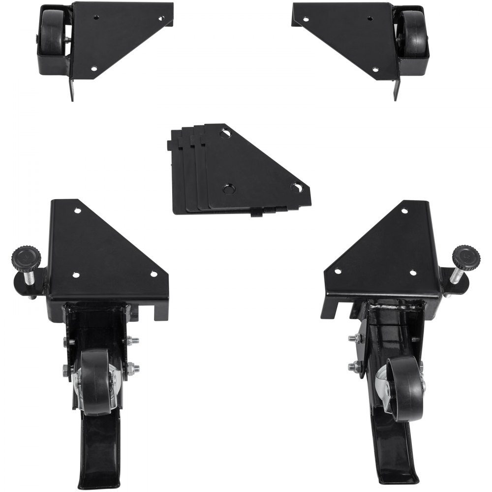 Mobile base, 400 lbs, adjustable from 9.5 x 9.5 mm to infinity. Robust, universal mobile stand with rotating wheels for woodworking equipment, band saws, power tools, machines