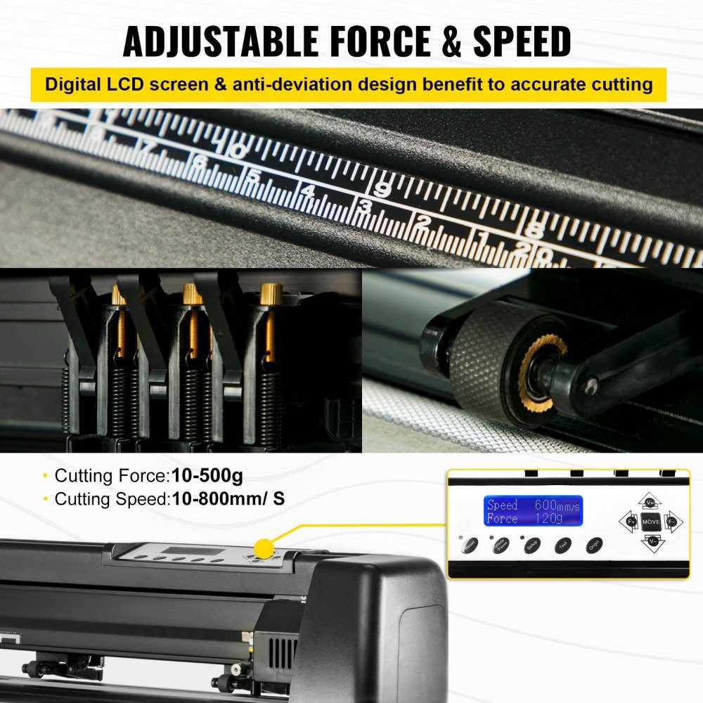 Vinyl cutting plotter Vinyl cutting plotter 1350 mm Slogan cutting plotter desktop machine with the software, cutting plotter