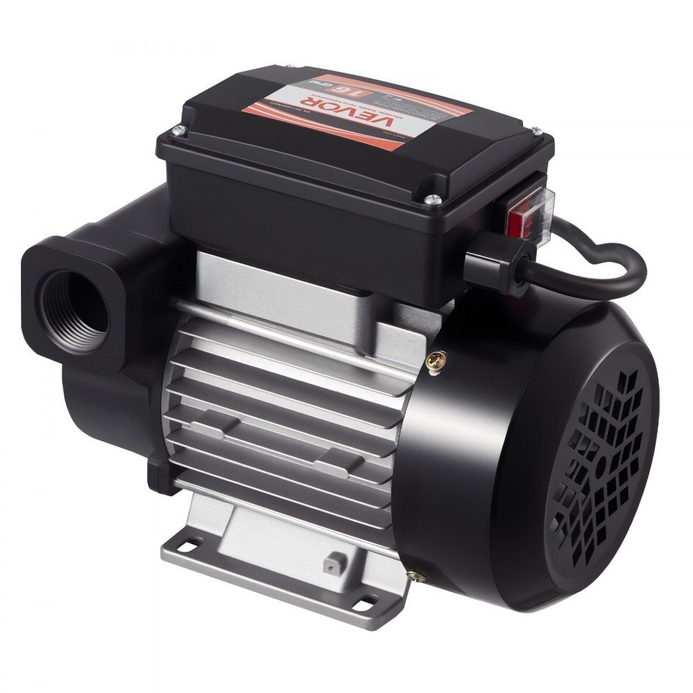 Pompe de transfert de carburant, 230 V AC, pompe de transfert de diesel électrique, 60 L/min, hauteur d'aspiration maximale 2,4 m, hauteur de refoulement maximale 13,7 m, pour kérosène, biodiesel, machines agricoles