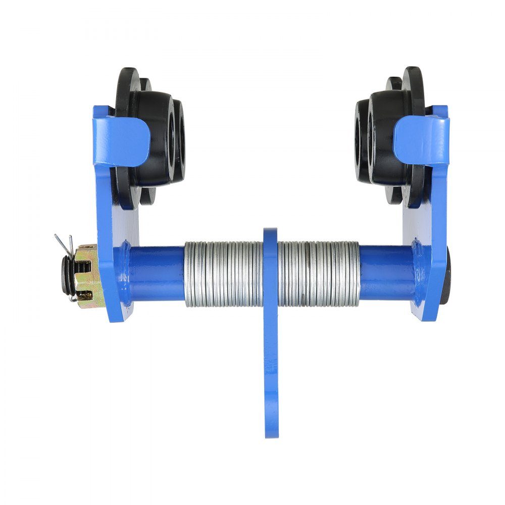 Trolley, 1000 kg load capacity, trolley with double wheels, adjustable for I-beam flange width 63.5 to 177.8 mm. Heavy duty alloy steel garage hoist for straight curved I-beams