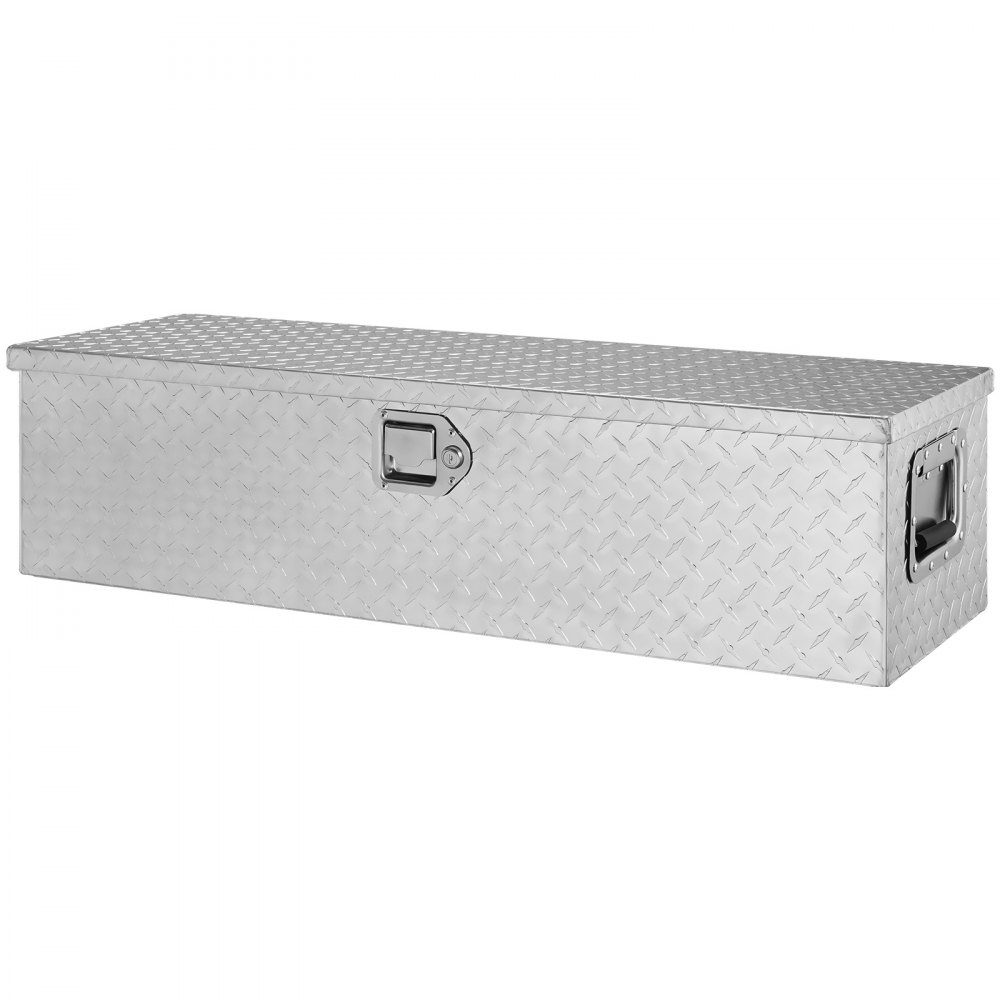 990 x 330 x 254 mm Skrzynka narzędziowa do skrzyni ładunkowej, zamykana Skrzynka narzędziowa o pojemności 83 l do ciężarówki Skrzynka narzędziowa do przechowywania Skrzynka narzędziowa, nośność 39 kg Organizator skrzynki narzędziowej do samochodu kempingo