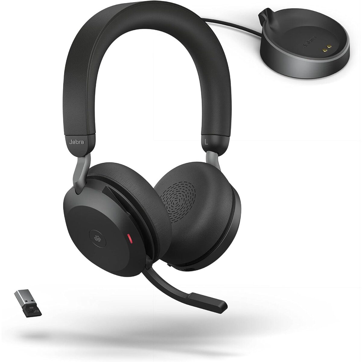 Jabra Headset Evolve 2 75 MS, zwart