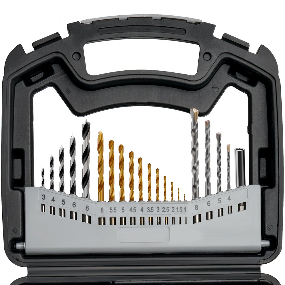 Drill set 101 pieces, drill and screwdriver bit set, screwdriver bit set suitable for drilling and screwing in wood, metal and cement, drill sets combination set sorted in an organized transport case Drill set 101 pieces, drill and screwdriver bit set, screwdriver bit set suitable for drilling and screwing in wood, metal and cement, drill sets combination set sorted in an organized transport case