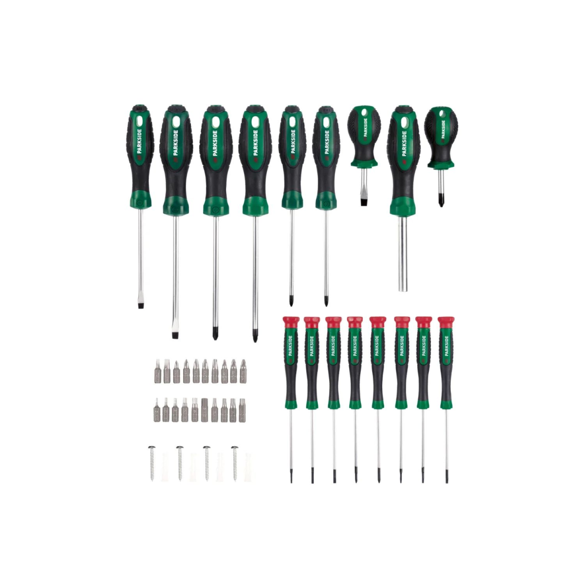 PARKSIDE® schroevendraaierset met wandhouder