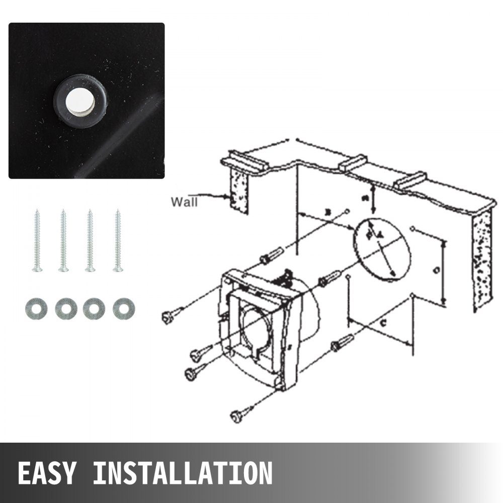 250-mm-Axialventilator, 50-Hz-Wandventilator, 2580-U/min-Wandventilator, 220-V-Axialventilator, Axialventilator, Wandventilator