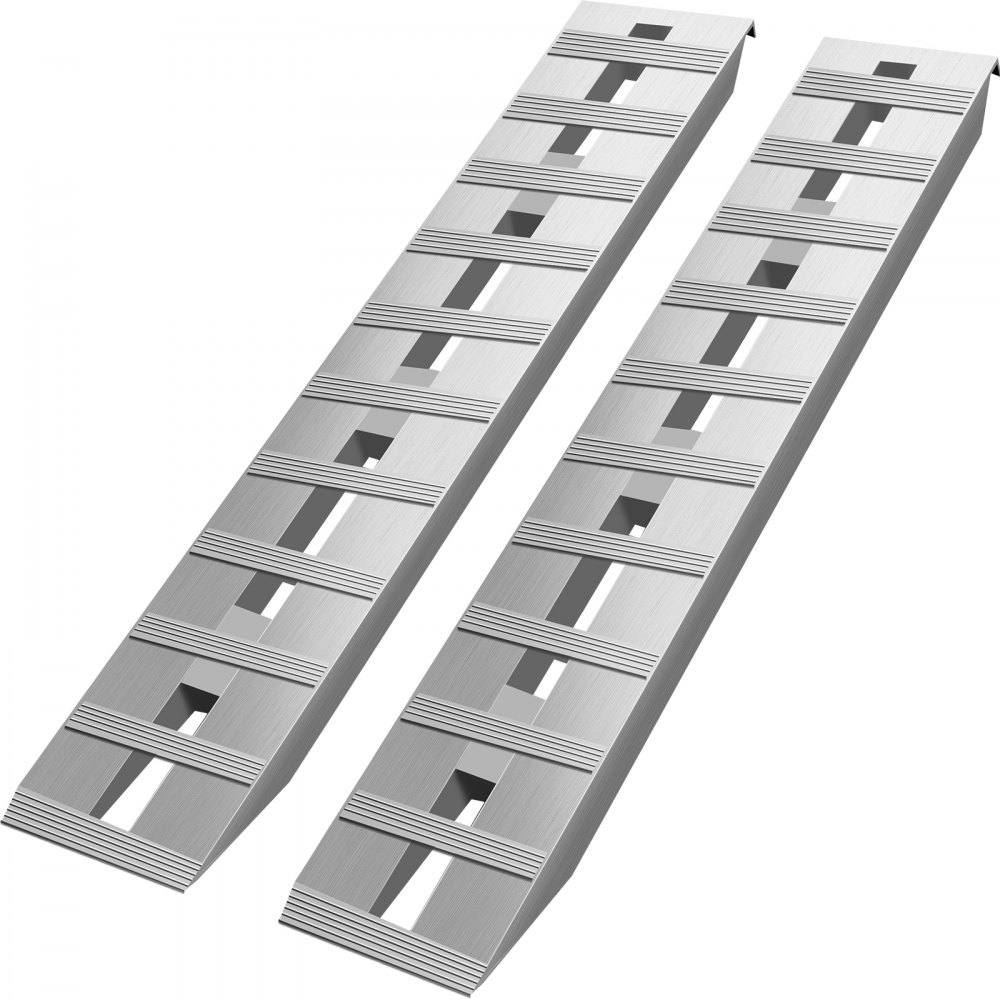 1520 x 305mm aluminum ramps, 2 pieces ATV ramps, loading ramps, 2722kg load capacity, up to 406mm loading height 1520 x 305mm aluminum ramps, 2 pieces ATV ramps, loading ramps, 2722kg load capacity, up to 406mm loading height