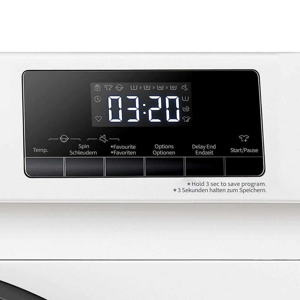 Hisense wasmachine 7kg EEK A voorlader 1400 tpm inverter stoomindicator NIEUW