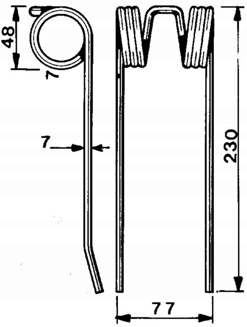 Aufnahmezinken 18608684 GW120C GRANGE&WALTE
