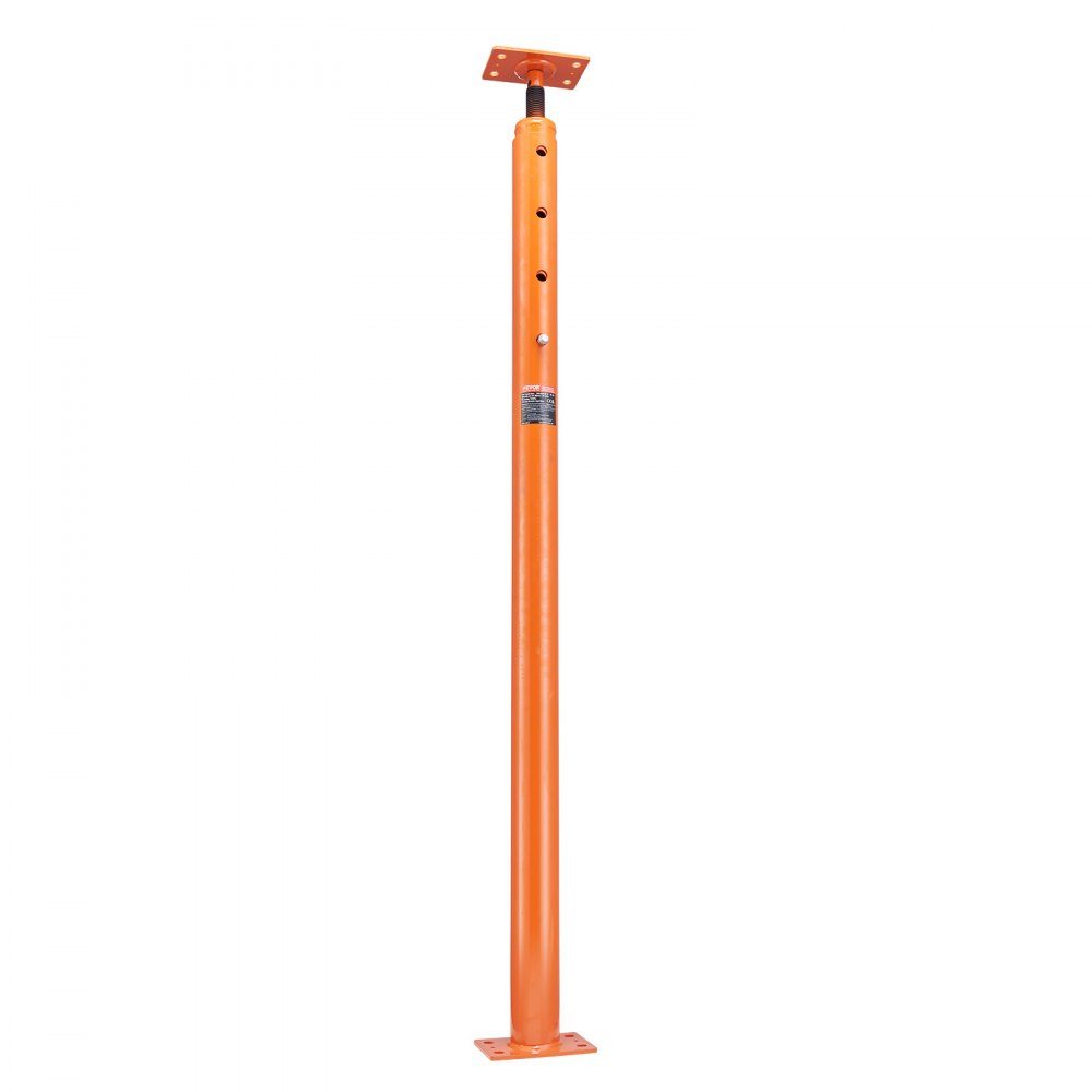 Podnośnik domowy, zakres wysokości od 56" do 100", maksymalne obciążenie 8600 kg, regulowana belka nośna, podnośnik piwniczny, słupek do poziomowania, wspornik do podnoszenia, teleskopowy podnośnik stalowy do tymczasowego podparcia – Nr kat. HT-23025