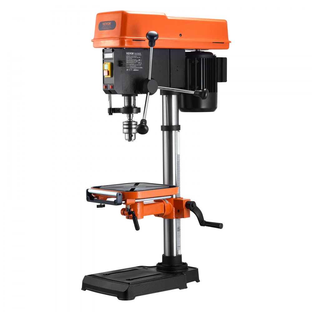304,8 mm Tischbohrmaschine, 750 W, 340–2200 U/min, Säulenbohrmaschine mit variabler Geschwindigkeit und 0–45° neigbarem Arbeitstisch, LED-Röntgenpositionierung für Holz und Metall 304,8 mm Tischbohrmaschine, 750 W, 340–2200 U/min, Säulenbohrmaschine mit variabler Geschwindigkeit und 0–45° neigbarem Arbeitstisch, LED-Röntgenpositionierung für Holz und Metall