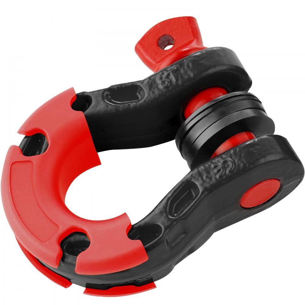 2 Stück 3/4 Zoll D-Ring-Schäkel mit 7/8 Zoll Schraubstift, Bruchfestigkeit 30.000 kg