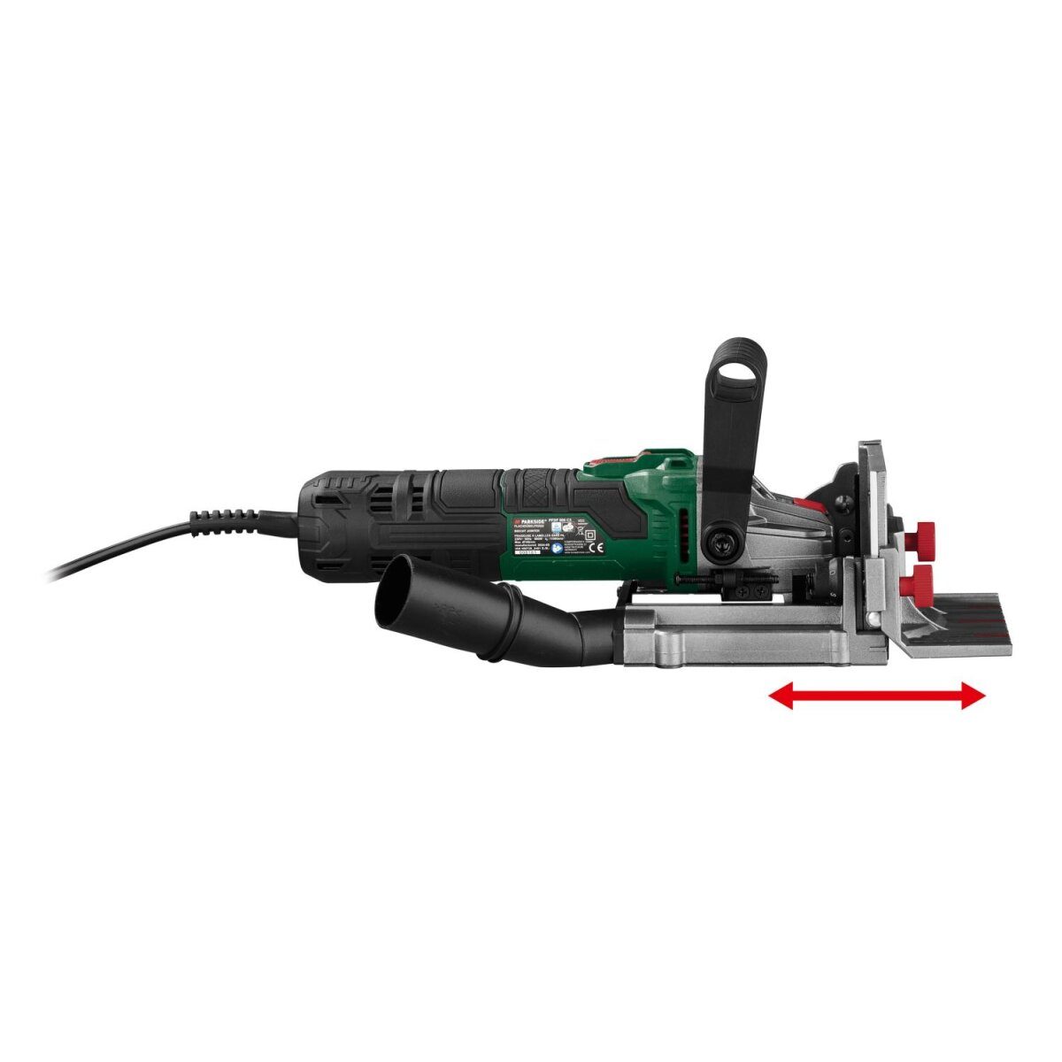 PARKSIDE® »PFDF 900 C3« platte deuvelfreesmachine, inclusief adapter voor stofafzuiging, 900 W