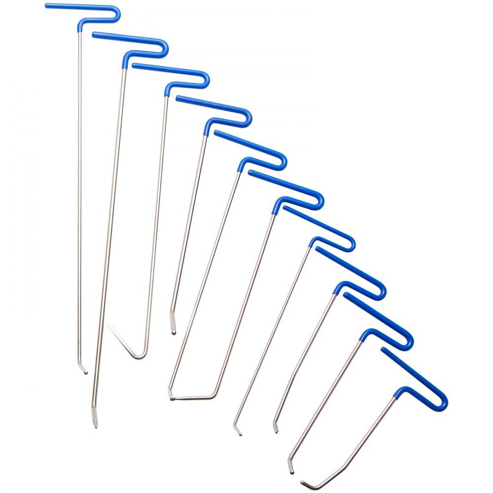 Dent Removal Kit, 20pcs Paintless Dent Repair Bars, Stainless Steel Dent Bars, Whale Tail Dent Repair Tools, Professional Hail Dent Removal Tool