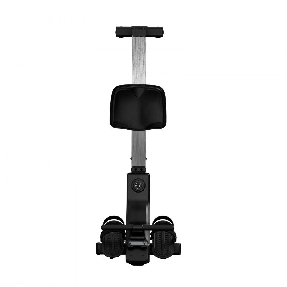 Quiet Magnetic Rowing Machine with 16 Resistance Levels, Foldable Home Rowing Machine with Smooth Pulley Design and LCD Monitor, Bluetooth App Compatible, 158kg Load Capacity