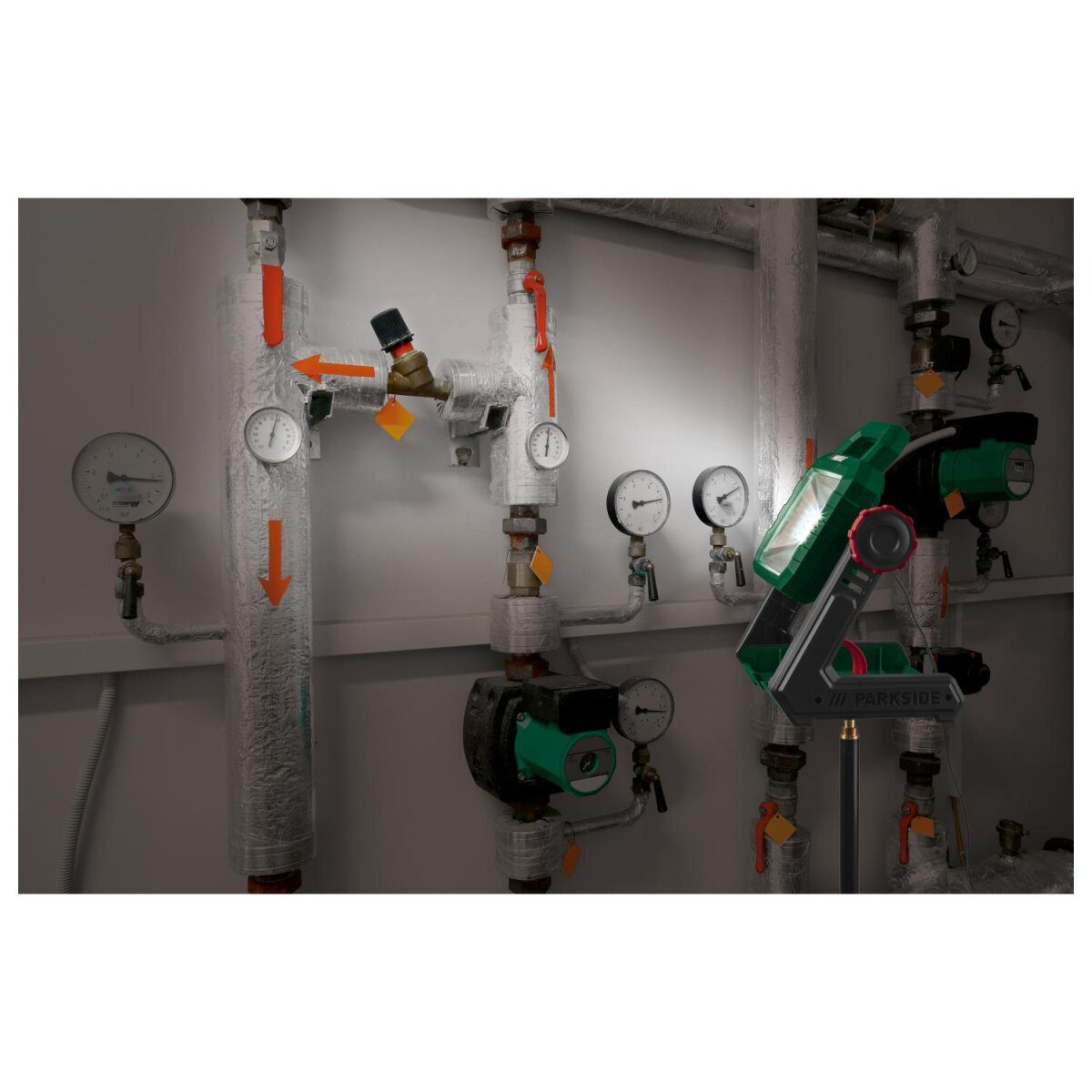PARKSIDE® 20 V batterijgevoede LED-spot “PLSA 20-Li A1”, zonder batterij en oplader