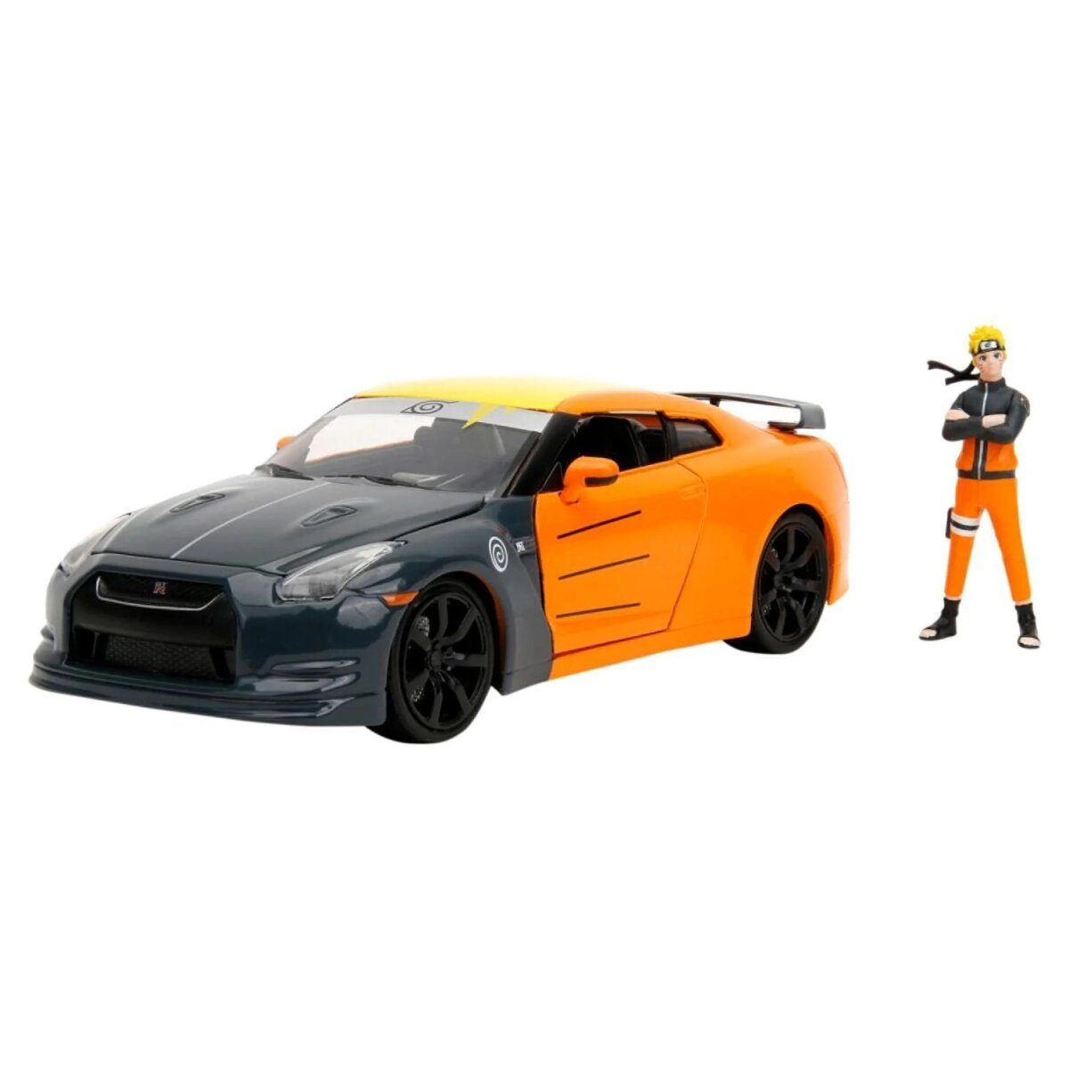 JADA-modelauto, Naruto-auto en figuur, 1:24 (Nissan GT-R 2009)