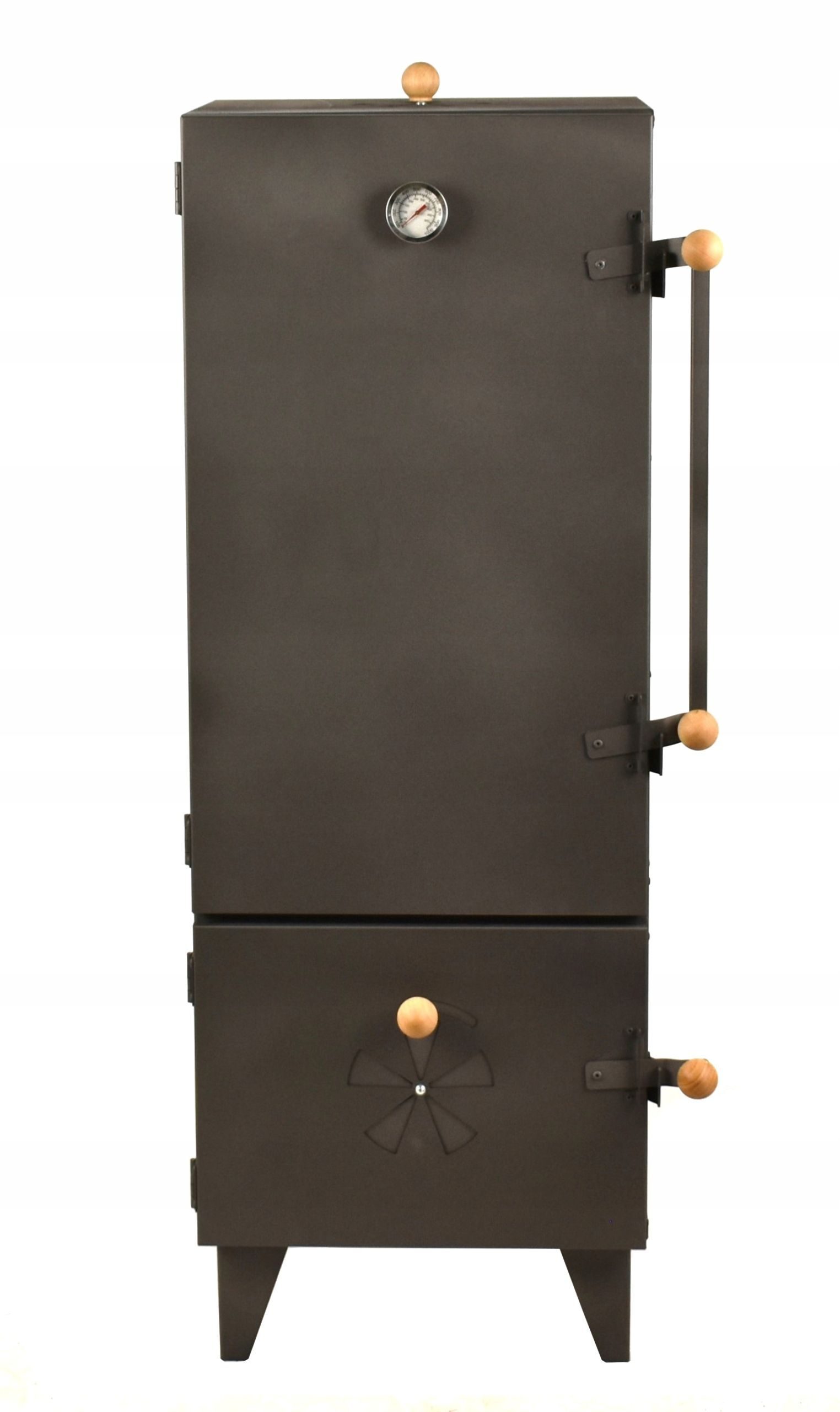 Grillräucherofen Räucherset XXXL GARTENRäucherei im Set aus Feuerhaken, Rohren etc. aus Holz. Handgefertigtes Design 5
