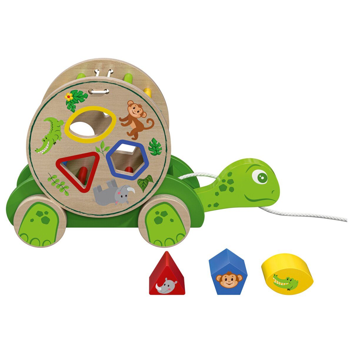 Playful motor skills game made of wood, model 2023