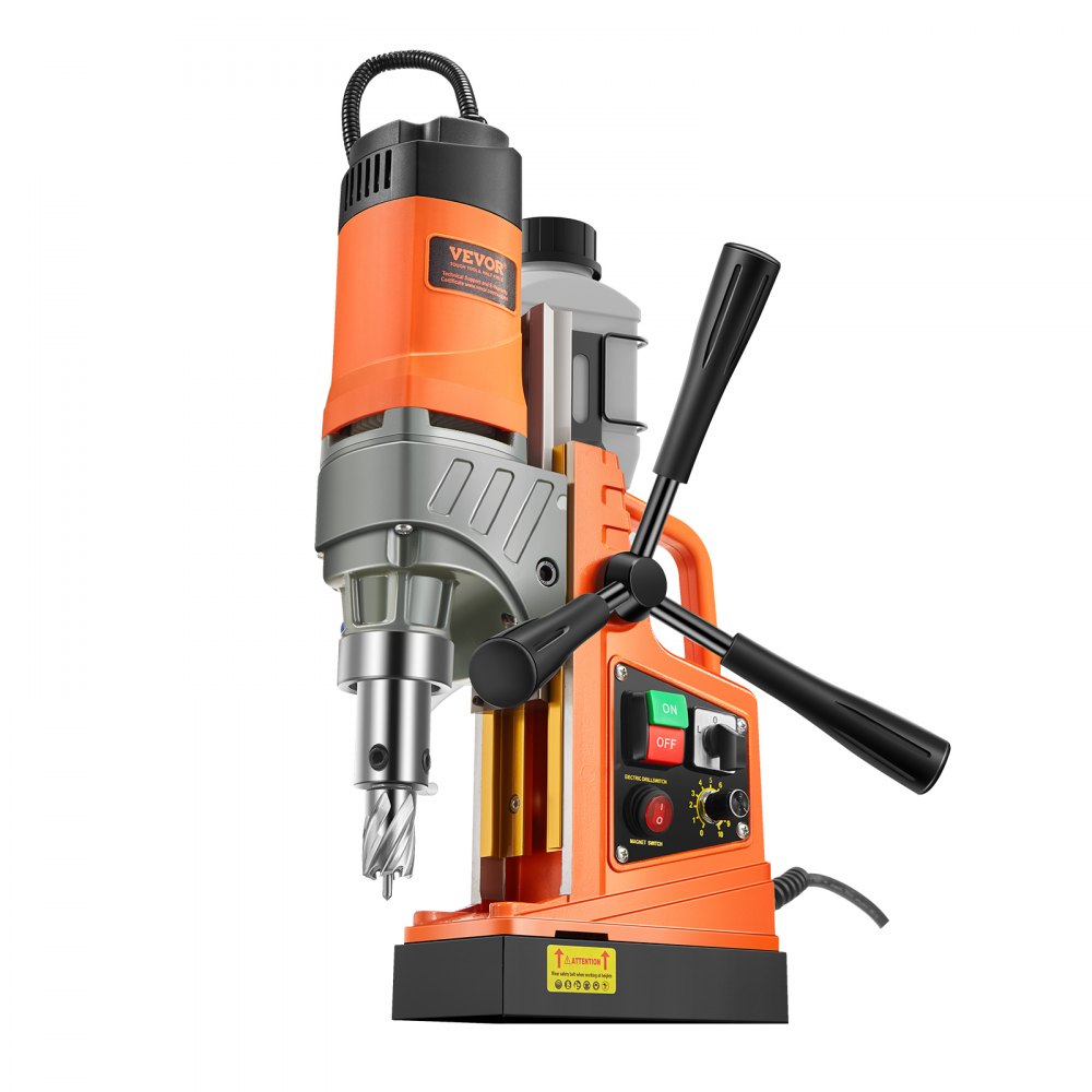 Perceuse magnétique moteur 1450 W, diamètre de foret de 2 pouces, perceuse magnétique électrique portable de 2878 lbf, avec 6 forets à noyau, perceuse de surface métallique, zone de bricolage Perceuse magnétique moteur 1450 W, diamètre de foret de 2 pouces, perceuse magnétique électrique portable de 2878 lbf, avec 6 forets à noyau, perceuse de surface métallique, zone de bricolage