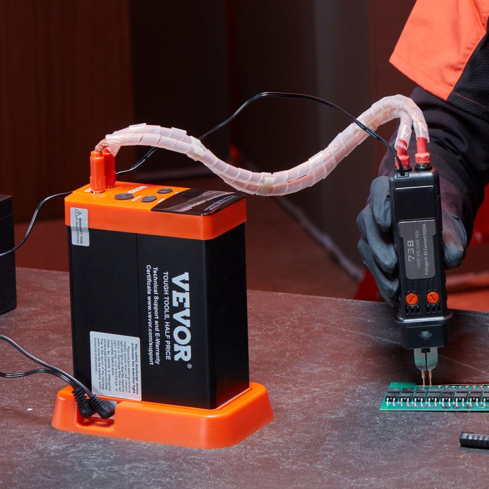 Akku-Punktschweißgerät, 14,5-kW-Kondensator-Energiespeicher, Impulspunktschweißgerät mit 73B-Schweißstift, 801D-Hochleistungspunktschweißgerät und 2 Schweißmodi für 0,1–0,3 mm reines Nickel
