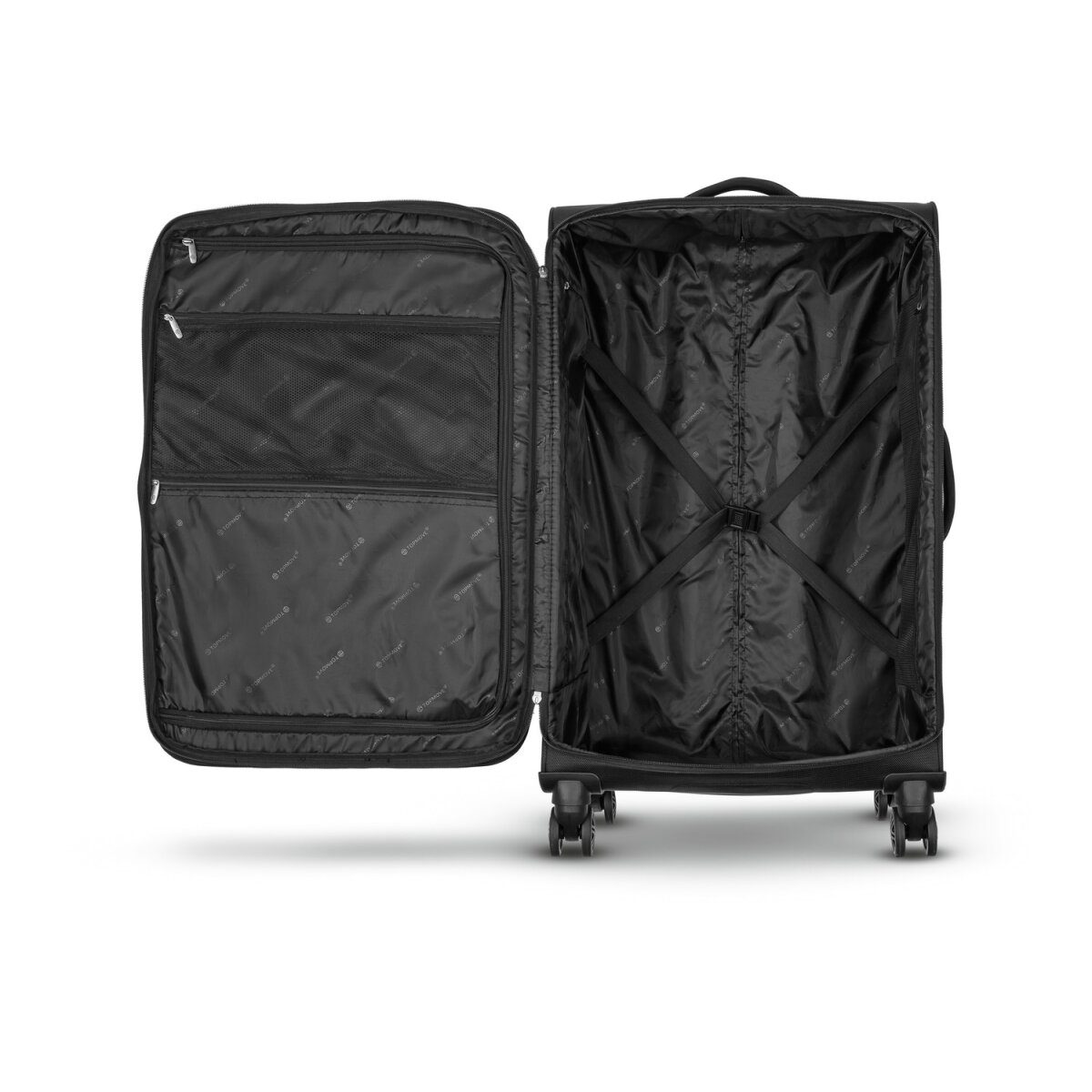 TOPMOVE® Koffer-Set, Softcase, M und XL, 62/69 L und 96/108 L, erweiterbar