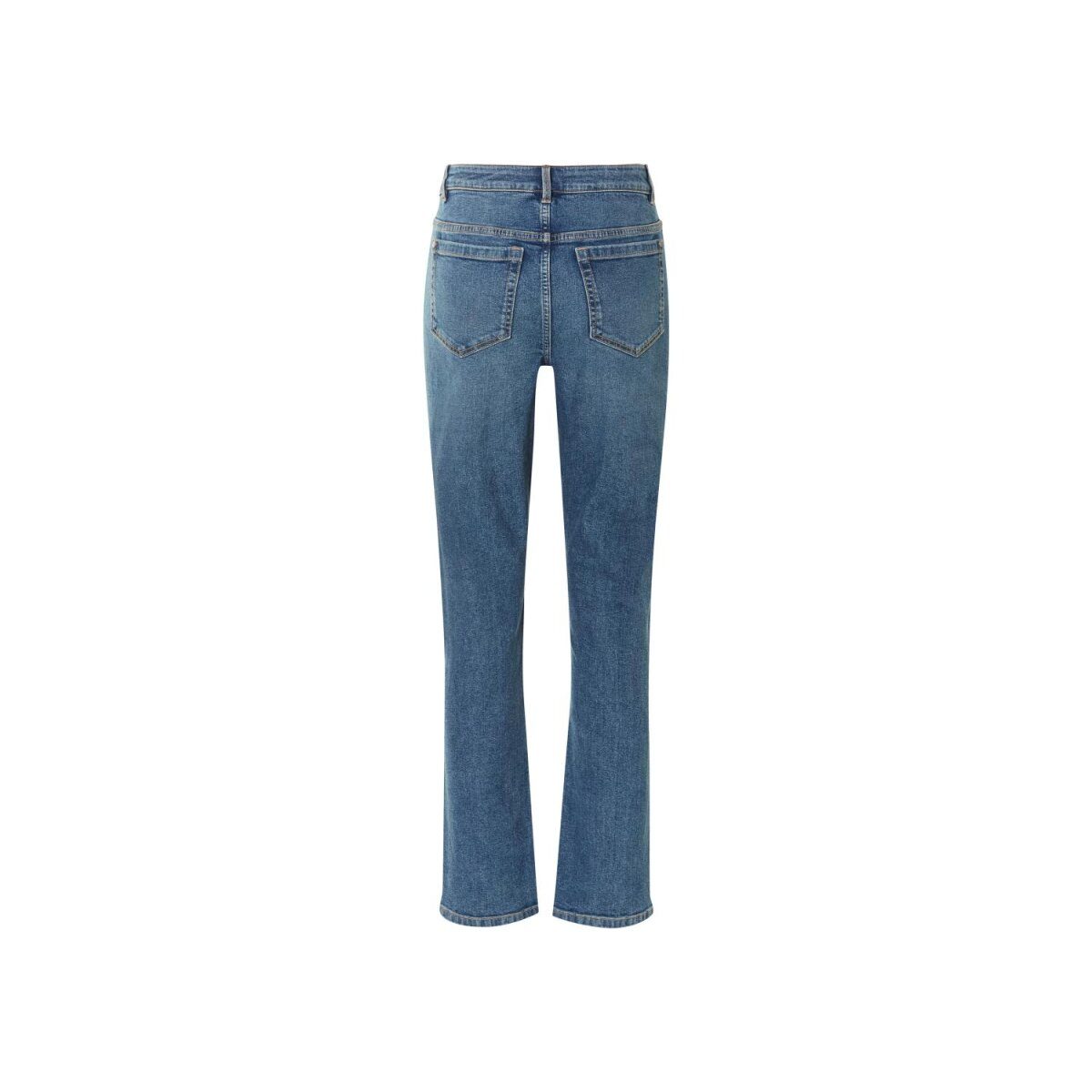esmara® Damenjeans, gerade Passform, mit hoher Taille