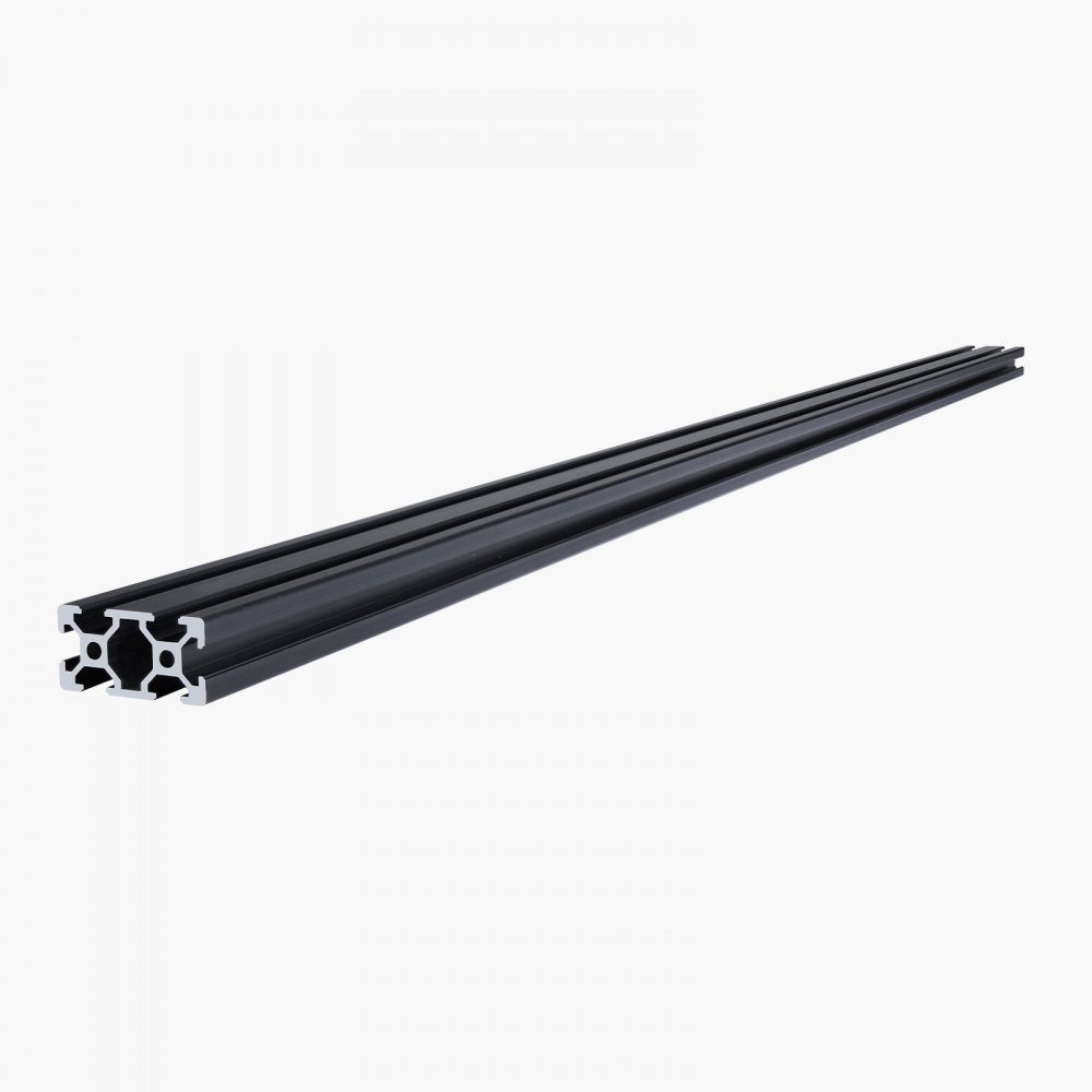 5pcs Aluminum Profile 1200mm T-Slot 2040 Aluminum Extruded Profile European Standard Anodized Linear Rail Groove Profile for 3D Printer CNC Machine DIY Laser Engraving Black