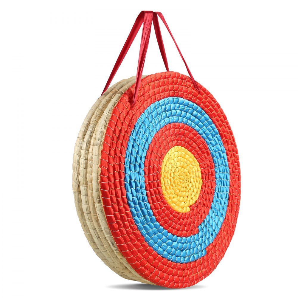 508mm Archery Target, Handmade Straw Bow Target for Recurve Bow, Compound Bow or Longbow, Traditional Bow Arrow Target for Kids, Teens, Adults, Archery