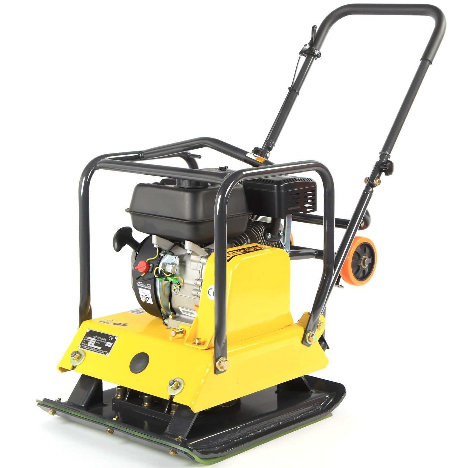 Kit complet de plaques vibrantes de chantier Kit d'entretien de châssis de tapis en PU 104 kg 20 kN