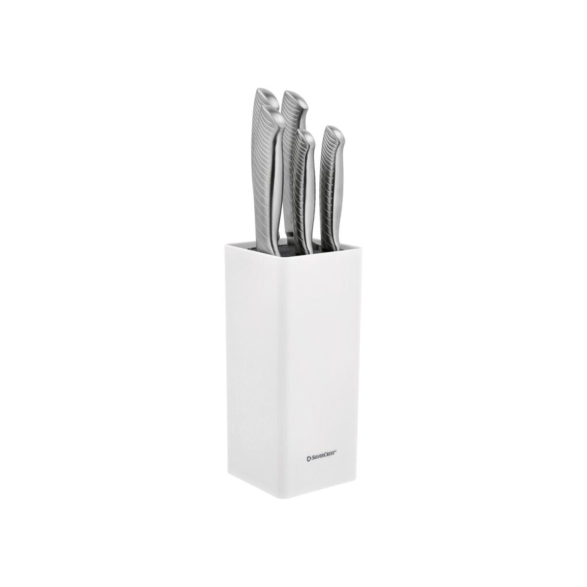 SILVERCREST® stainless steel knife set, 6 pieces. Brushed stainless steel