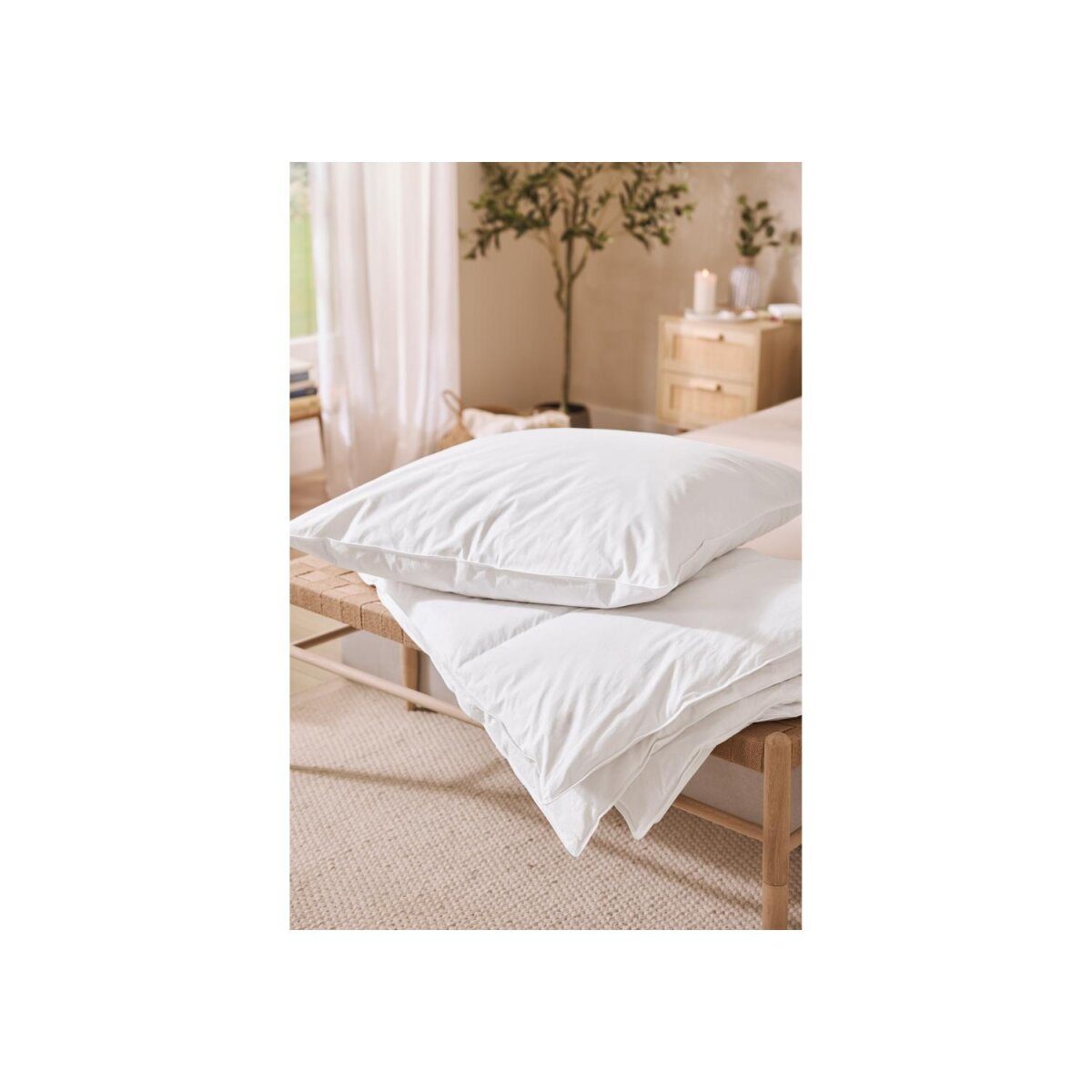 LIVARNO® feather and down pillow, 60 x 60 cm