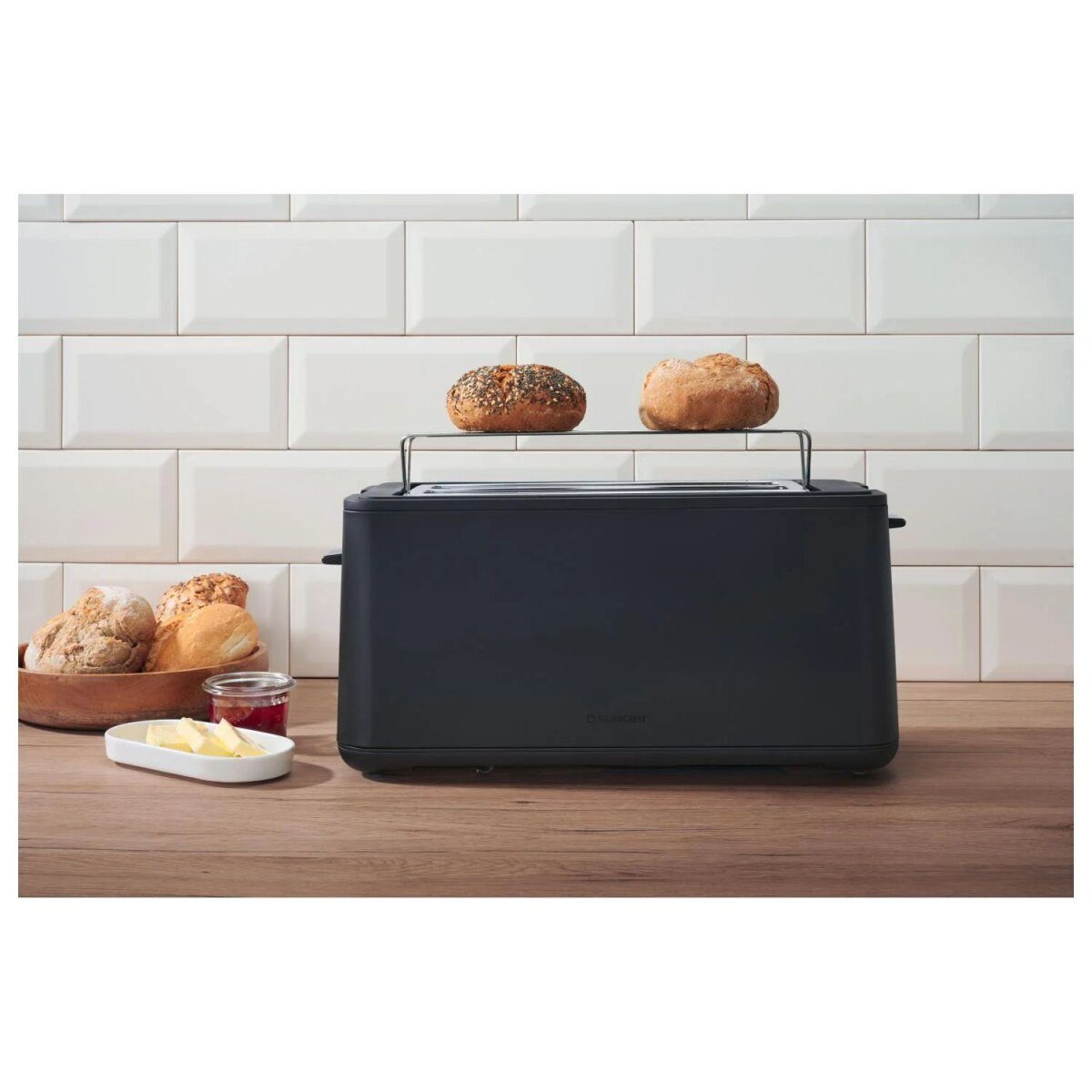 SILVERCREST® double long slot toaster