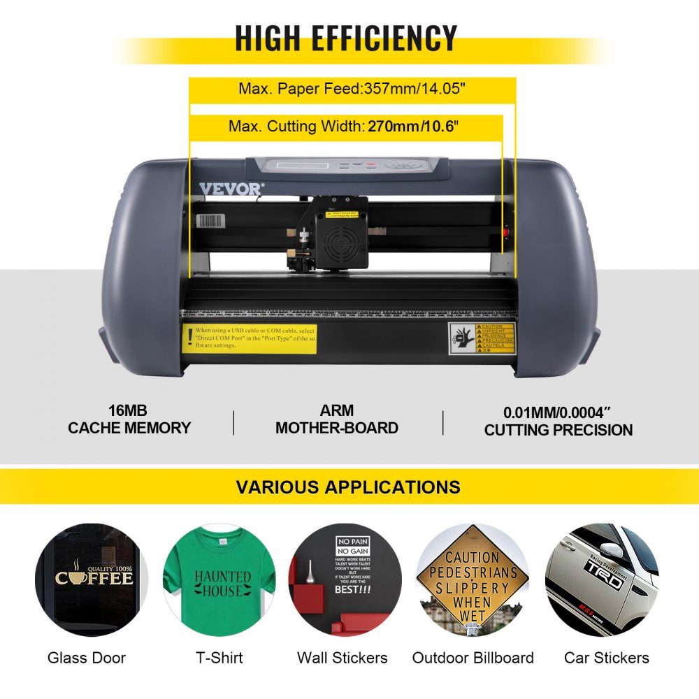 375 mm vinyl snijplotter Papierinvoer Filmplotter Printer Vinyl snijkit Ondersteuning DM/PL HP/GL Taalomslagfilm voor schilderen en etsen Snijden Scrapbookpapier PU Vinyl